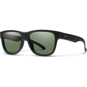 NWT SMITH Unisex Lowdown Slim 2 Sunglasses Matte Black Grey Green ChromaPop OS